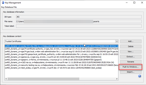 acs key management two