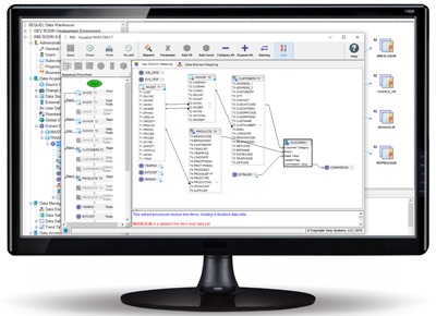 Highly productive visual IDE Sequel Data Warehouse from HelpSystems