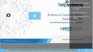 8 Items to Consider When Switching ERPs