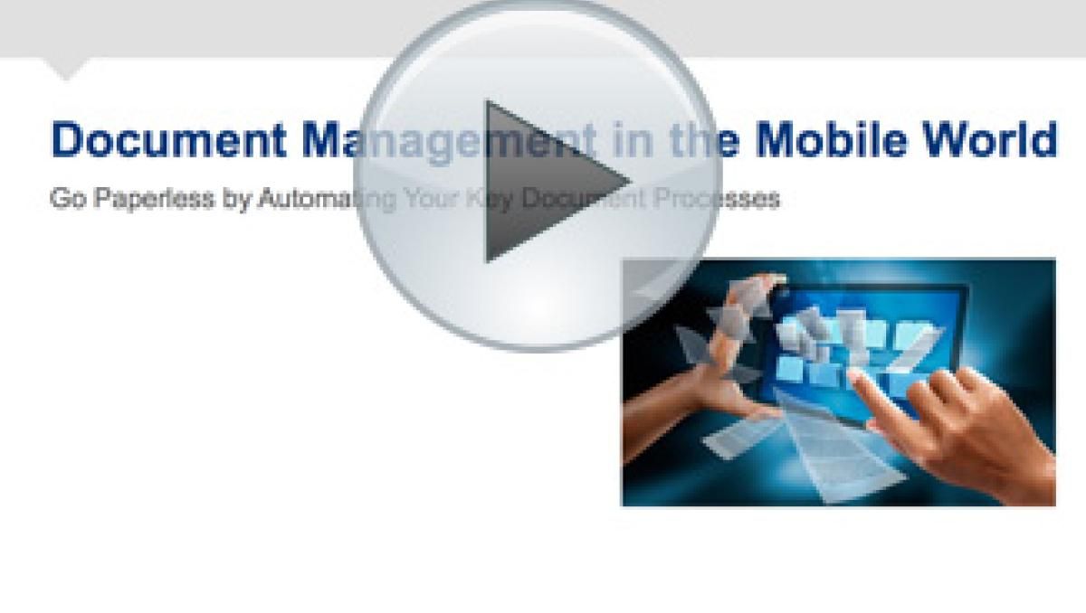 Document Management in the Mobile World | Video